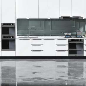 现代厨房壁柜3D模型下载